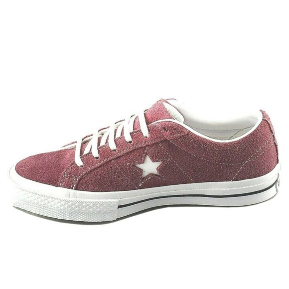 Converse One Star Ox Deep Bordeaux Dark Red Kids Casual Shoes 261790C - Picture 3 of 5